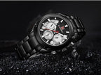 Men's  Waterproof Stainless Steel Watch With Chronometers Business Style Wristwatch Unique Design Perfect Gift - SJB-DIAMOND ELITES