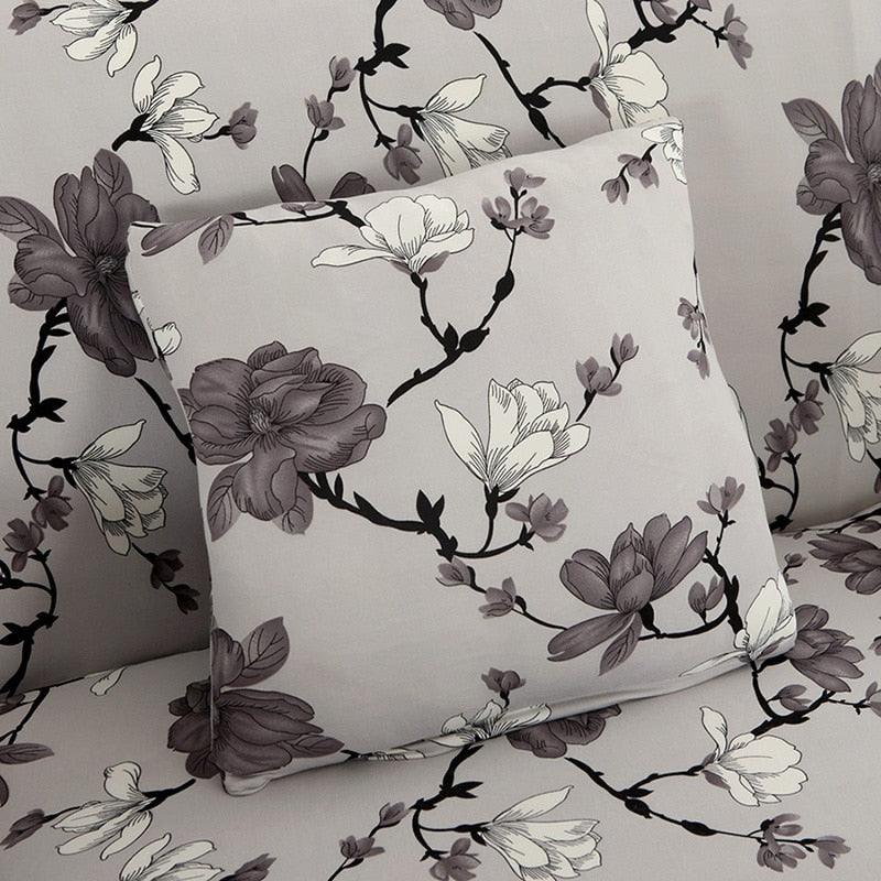 Modern Floral Pillow Cover Matching Sofa Pillowcases Decorative Cushion Covers For Couch Sofa Home Office Throw Pillow Covers Modern Pretty White Floral Hand Couch Sofa Decorative Pillow Cases Cushion Home Decor 2 pieces 45*45cm Stevvex