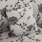 Modern Floral Pillow Cover Matching Sofa Pillowcases Decorative Cushion Covers For Couch Sofa Home Office Throw Pillow Covers Modern Pretty White Floral Hand Couch Sofa Decorative Pillow Cases Cushion Home Decor 2 pieces 45*45cm Stevvex