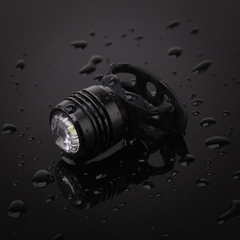 Bicycle Rear Light Bike Warning Lamp USB Charge Red White Light Color Safety Headlight Bike Tail Light Rechargeable Ultra Bright Bike Rear Light USB Rechargeable Bike LED Light Stevvex