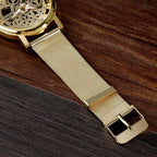 Unisex Metal Silver Watch With Steel Bracelet Unique Design Perfect Gift For Your Loved One - SJB-DIAMOND ELITES