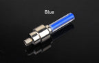 Bike Light Road Bike LED Tire Valve Caps Wheel Spokes Flash Tyre Wheel Valve Stem Cap Light For Car Bike Bicycle Motorcycle Automatic Wheel Spoke Light Tire Lights Lamp Bulb Car Accessories For Riding At Night Stevvex