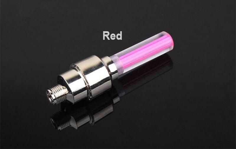 Bike Light Road Bike LED Tire Valve Caps Wheel Spokes Flash Tyre Wheel Valve Stem Cap Light For Car Bike Bicycle Motorcycle Automatic Wheel Spoke Light Tire Lights Lamp Bulb Car Accessories For Riding At Night Stevvex