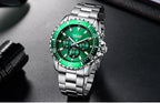 Multifunctional Men's Quartz Watches Modern Stainless Steel Design Waterproof And Scratch Resistant Wrist Watches Stevvex