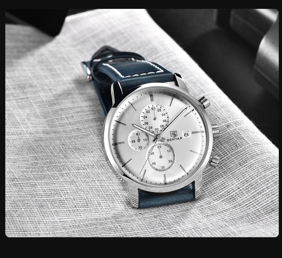 2021 New Business Men Watch Full Steel Quartz Luxury Casual Waterproof Leather Sports Male Wristwatch Stevvex