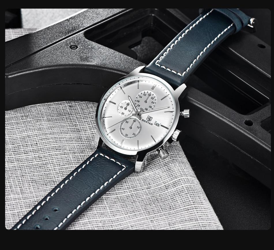 2021 New Business Men Watch Full Steel Quartz Luxury Casual Waterproof Leather Sports Male Wristwatch Stevvex