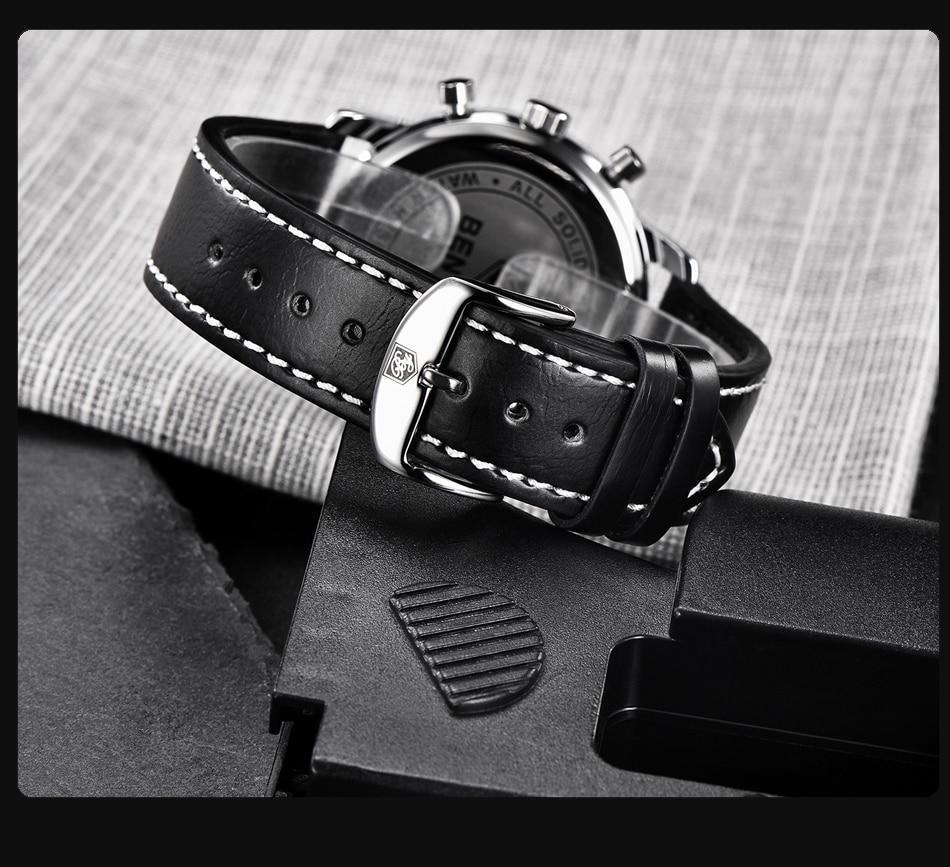 2021 New Business Men Watch Full Steel Quartz Luxury Casual Waterproof Leather Sports Male Wristwatch Stevvex