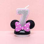 Creative Scented Birthday Weddings Art Candles Digits Cartoon Flameless Candle Cake for Children Gifts Happy Birthday Decoration Children Cute Birthday Cake Candle Party Cake Decoration Stevvex
