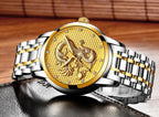 Men's Waterproof  Watch With 3D Dragon Design Excellent Look Perfect Gift For Your Man Stevvex