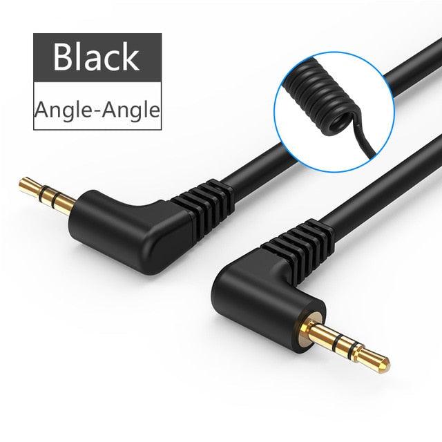 2.5mm to 3.5mm Aux Audio cable Jack For Car Smart Phone Speaker Headphone Moible Phone Stevvex