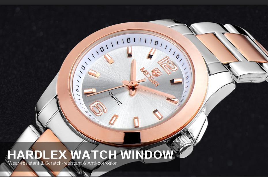 Luxury Gold Rose Women Watches Elegant Modern Waterproof Analog Wristwatch Stylish Design For Womens Stevvex