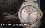 Luxury Gold Rose Women Watches Elegant Modern Waterproof Analog Wristwatch Stylish Design For Womens Stevvex