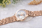 Luxury Gold Rose Women Watches Elegant Modern Waterproof Analog Wristwatch Stylish Design For Womens Stevvex