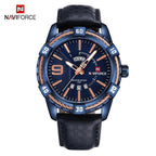 Men's Waterproof Leaghter Watch With Day, Date and Fluorescent Hands Perfect Gift For Your Man - SJB-DIAMOND ELITES