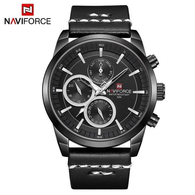 Men's Elegant Waterproof Watch With Fluorescent Hands And Numbers Luxury Unique Design Perfect Gift For Him - SJB-DIAMOND ELITES