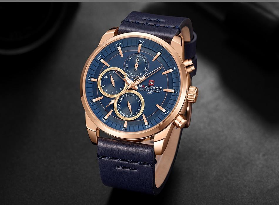 Men's Elegant Waterproof Watch With Fluorescent Hands And Numbers Luxury Unique Design Perfect Gift For Him - SJB-DIAMOND ELITES