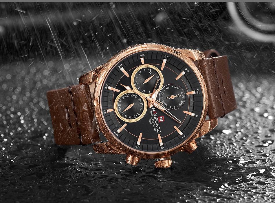 Men's Elegant Waterproof Watch With Fluorescent Hands And Numbers Luxury Unique Design Perfect Gift For Him - SJB-DIAMOND ELITES
