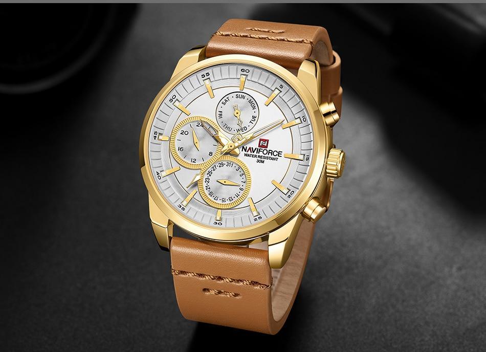 Men's Elegant Waterproof Watch With Fluorescent Hands And Numbers Luxury Unique Design Perfect Gift For Him - SJB-DIAMOND ELITES
