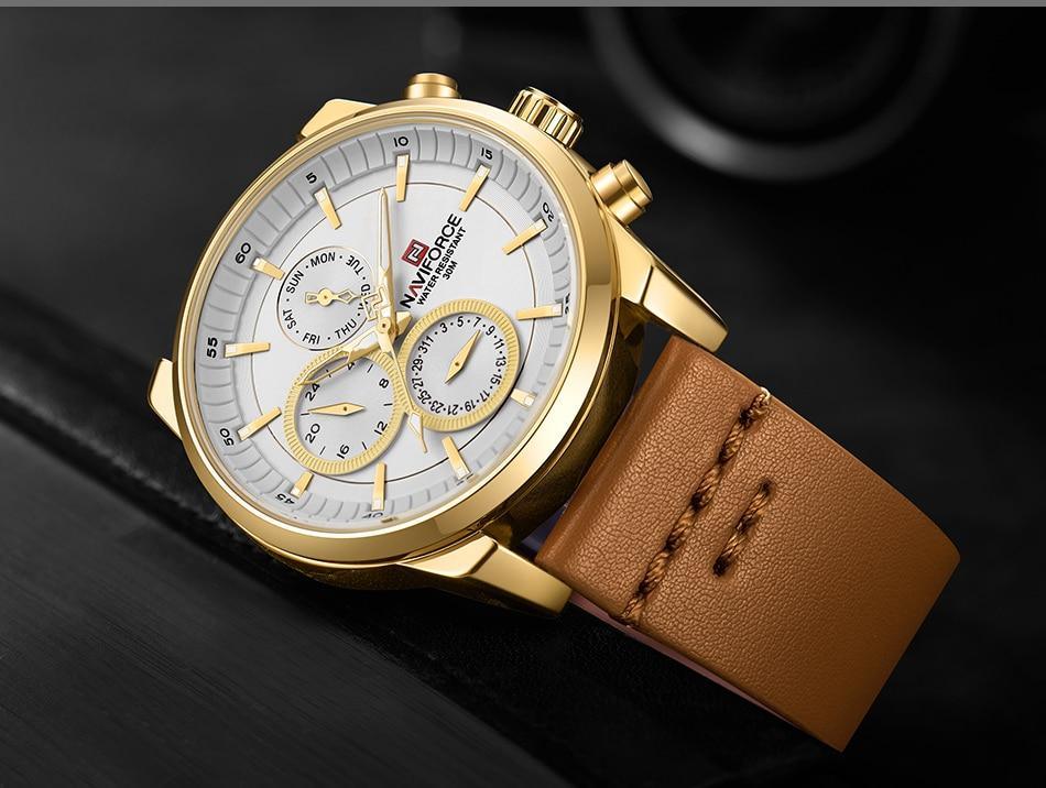 Men's Elegant Waterproof Watch With Fluorescent Hands And Numbers Luxury Unique Design Perfect Gift For Him - SJB-DIAMOND ELITES