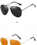 Polarized Sunglasses for Small Face Women Men Juniors & Teens Driving Women Sunglasses Metal Glasses For Men Best Popular Mirror Classic Sunglasses For Men & Women Stevvex