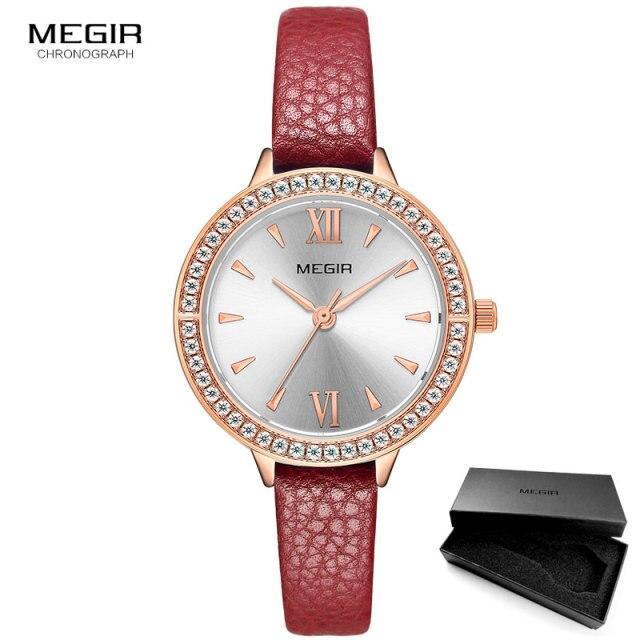 Luxury Green Fashion Womens Watch Classic Quartz Round Wrist Watch Business Style For Women Stevvex