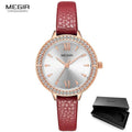 Luxury Green Fashion Womens Watch Classic Quartz Round Wrist Watch Business Style For Women Stevvex