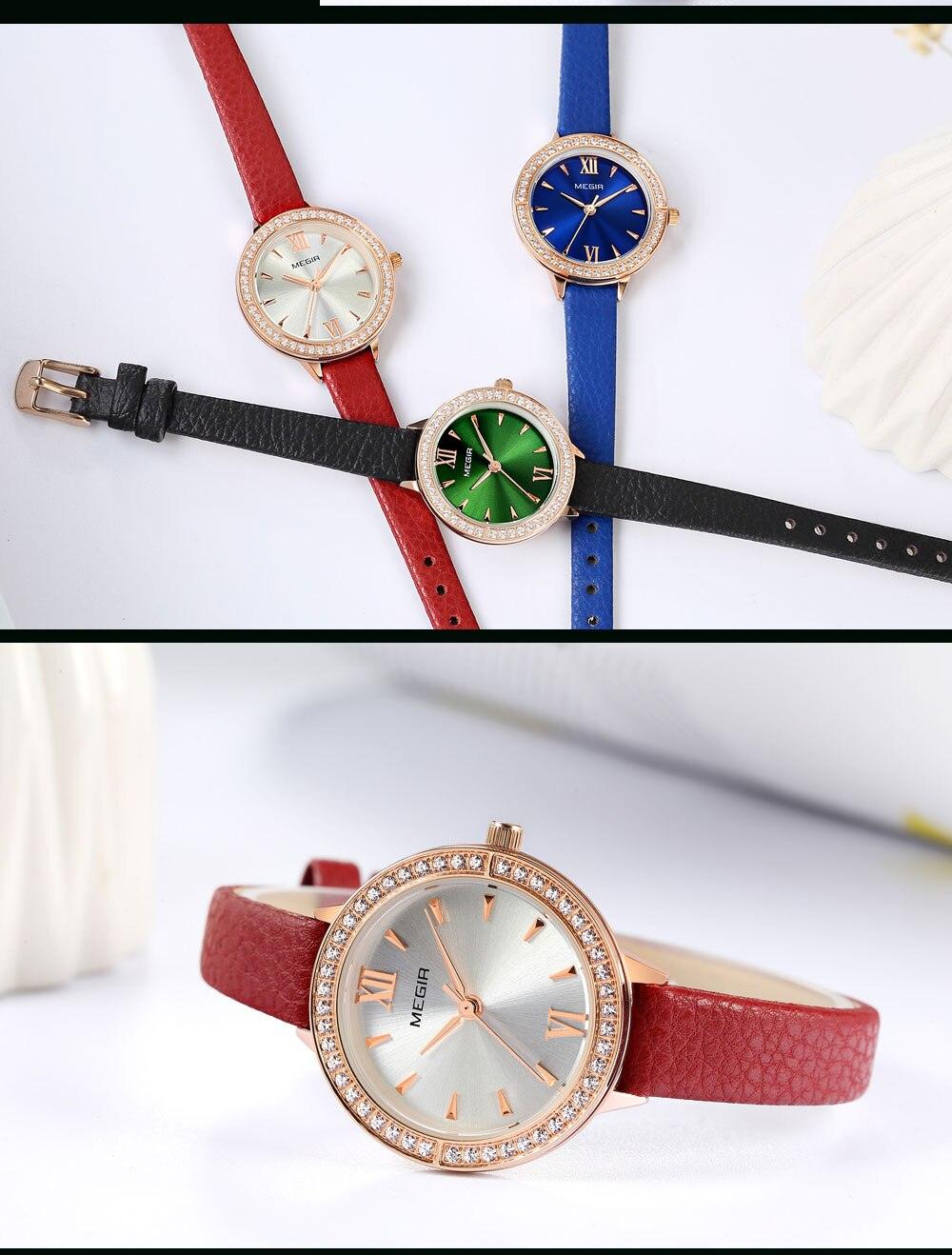 Luxury Green Fashion Womens Watch Classic Quartz Round Wrist Watch Business Style For Women Stevvex