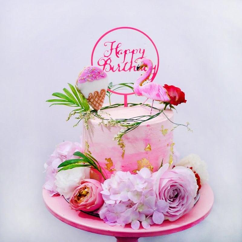 Happy Birthday Cake Topper Gold Cake Topper Acrylic Cake Topper Happy Birthday Cake Topper Cake Decoration Acrylic Letter Cake Toppers Party Supplies Happy Birthday Black Cake Decorations Stevvex