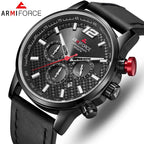 Mens Waterproof Sport Watch With Chronometers Day View And Cross-Matte Background Modern Man Watch Stevvex
