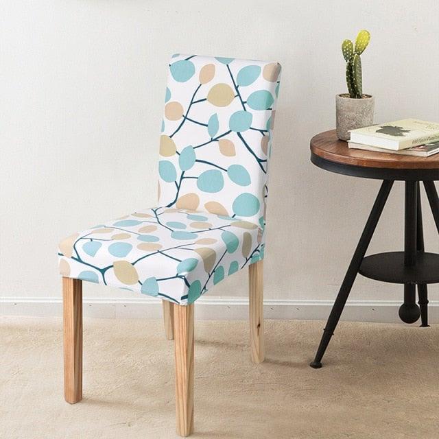 Covers for Dining Room Seat Protector Stretch Removable Printed Chair Cover Elastic Seat Chair Covers Removable And Washable Stretch Banquet Hotel Dining Room Washable Furniture Chair for Kids Pets Home Ceremony Banquet Wedding Party Stevvex