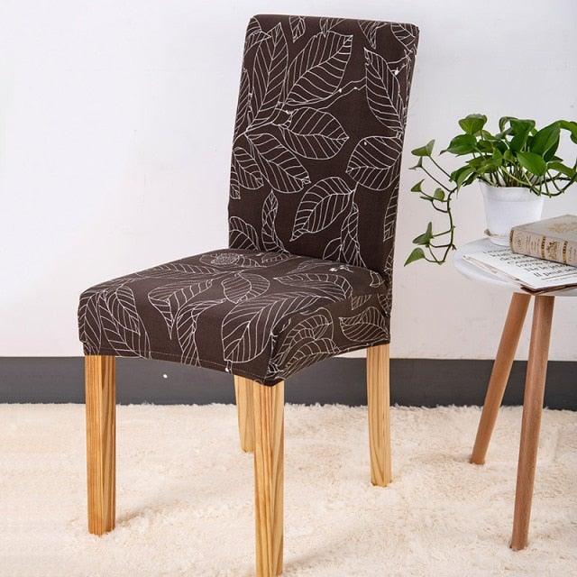 Covers for Dining Room Seat Protector Stretch Removable Printed Chair Cover Elastic Seat Chair Covers Removable And Washable Stretch Banquet Hotel Dining Room Washable Furniture Chair for Kids Pets Home Ceremony Banquet Wedding Party Stevvex