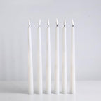 Pack of 12 Yellow Flickering Remote LED Candles Plastic Flameless Remote Taper Candles Flameless Ivory Taper Candles Flickering Battery Operated Led Warm 3D Wick Light Window Candles Real Led For Dinner Party Decoration Stevvex