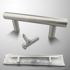 Stainless Steel Kitchen Door Cabinet T Bar Handle Pull Knob Door Pull Handle Stainless Door Handle Stainless Steel Hollow Bar Drawer Pulls Cupboard Knob For Kitchen Furniture Stevvex