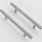 Stainless Steel Kitchen Door Cabinet T Bar Handle Pull Knob Door Pull Handle Stainless Door Handle Stainless Steel Hollow Bar Drawer Pulls Cupboard Knob For Kitchen Furniture Stevvex