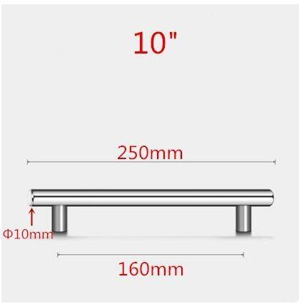 Stainless Steel Kitchen Door Cabinet T Bar Handle Pull Knob Door Pull Handle Stainless Door Handle Stainless Steel Hollow Bar Drawer Pulls Cupboard Knob For Kitchen Furniture Stevvex
