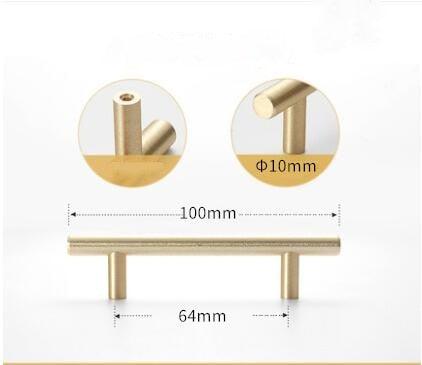 Stainless Steel Kitchen Door Cabinet T Bar Handle Pull Knob Door Pull Handle Stainless Door Handle Stainless Steel Hollow Bar Drawer Pulls Cupboard Knob For Kitchen Furniture Stevvex