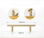 Stainless Steel Kitchen Door Cabinet T Bar Handle Pull Knob Door Pull Handle Stainless Door Handle Stainless Steel Hollow Bar Drawer Pulls Cupboard Knob For Kitchen Furniture Stevvex