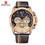 Waterproof  Quartz  Man Leather Sport Wrist Watch  Luxury Unique Design Perfect Gift - SJB-DIAMOND ELITES