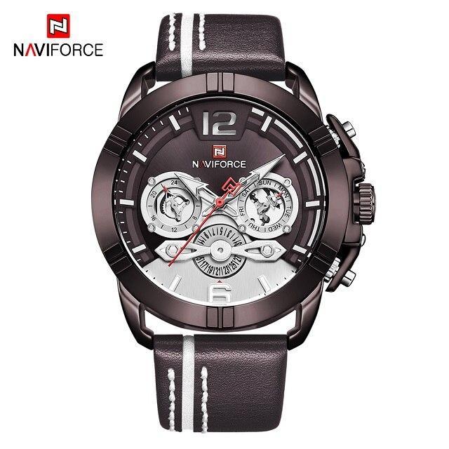 Waterproof  Quartz  Man Leather Sport Wrist Watch  Luxury Unique Design Perfect Gift - SJB-DIAMOND ELITES