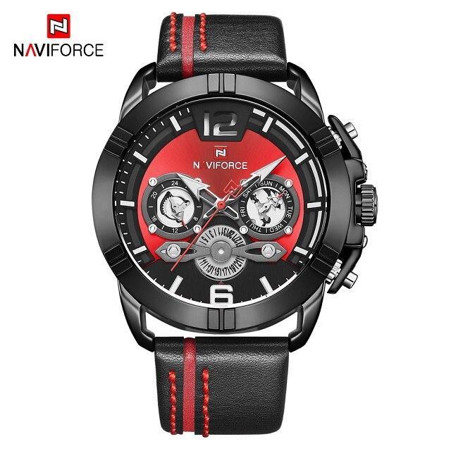 Waterproof  Quartz  Man Leather Sport Wrist Watch  Luxury Unique Design Perfect Gift - SJB-DIAMOND ELITES