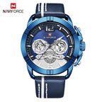 Waterproof  Quartz  Man Leather Sport Wrist Watch  Luxury Unique Design Perfect Gift - SJB-DIAMOND ELITES