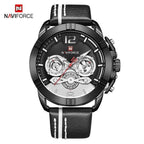 Waterproof  Quartz  Man Leather Sport Wrist Watch  Luxury Unique Design Perfect Gift - SJB-DIAMOND ELITES