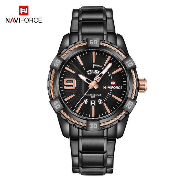 Men's  Luxury Stainless steal Waterproof Watch With Day And Date Display Unique Design Perfect Gift In Modern Metal Men  Wrist Watch Design - SJB-DIAMOND ELITES