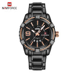 Men's  Luxury Stainless steal Waterproof Watch With Day And Date Display Unique Design Perfect Gift In Modern Metal Men  Wrist Watch Design - SJB-DIAMOND ELITES