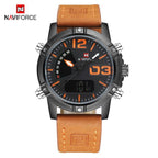 Men's Multifunction Digital Analog Waterproof Watch With Alarm And Automatic Time Zones Unique Design Excellent Gift - SJB-DIAMOND ELITES