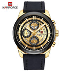 Sports Men's Leather Waterproof Date Display Casual Analog Luxury Watches Unique Design Perfect Gift - SJB-DIAMOND ELITES