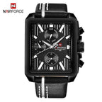 Men's Waterproof Watch With Leather Belt And Chronometers  Retro Style Unique Shape Excellent Gift - SJB-DIAMOND ELITES