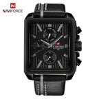 Men's Waterproof Watch With Leather Belt And Chronometers  Retro Style Unique Shape Excellent Gift - SJB-DIAMOND ELITES
