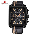 Men's Waterproof Watch With Leather Belt And Chronometers  Retro Style Unique Shape Excellent Gift - SJB-DIAMOND ELITES