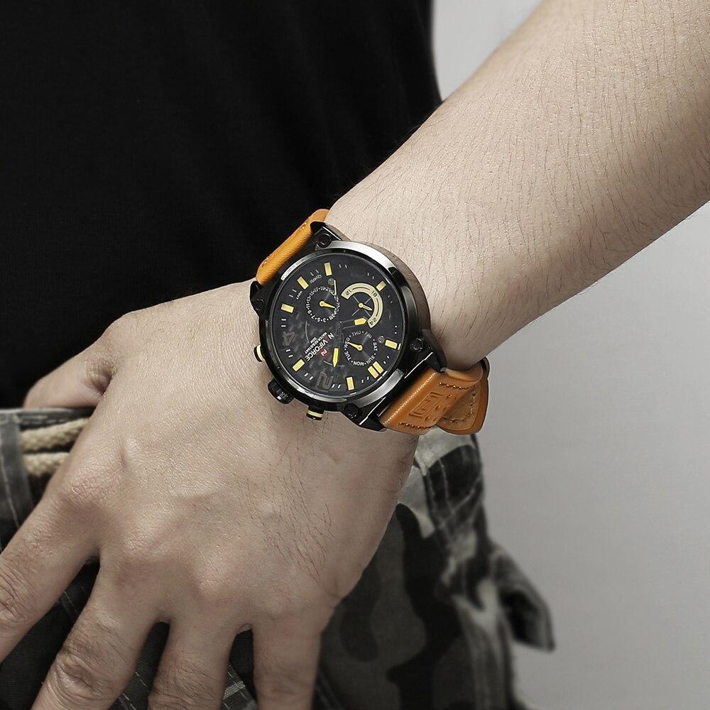 Luxury Men Sports Watches Waterproof Wristwatch Fluorescent Hands Unique Design Excellent Gift - SJB-DIAMOND ELITES